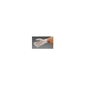 White Dura Touch SS Synthetic Lightly Powdered Disposable Gloves With 