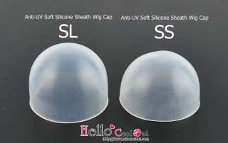 Cool Cat╭☆ 5 6 Anti UV New Soft Silicone Sheath Wig Cap ( Lati Yw 
