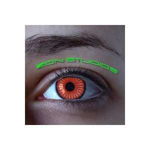   Monster Makers Colored Contact Lenses Black Gate Orc 