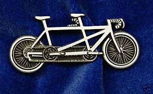 Empire Pewter Tandem Bicycle Pin  