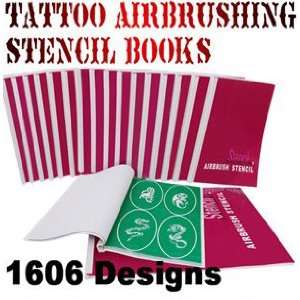  Airbrush Stencil Body Art Fake Tattoo Designs Health 
