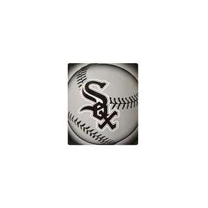 Chicago White Sox Light Weight Fleece MLB Blanket (Flashball Ser 