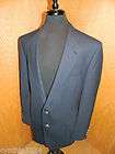 mens blazer sportcoat john weitz 46l wool bld dk navy