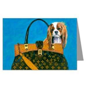    Assorted Couture Doggie Handbag Notecard Set