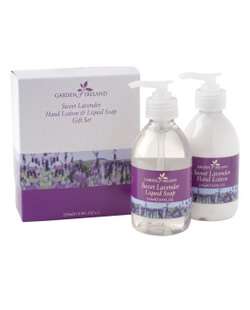 Sweet Lavender Liquid Soap & Hand Lotion Set Gift Box  