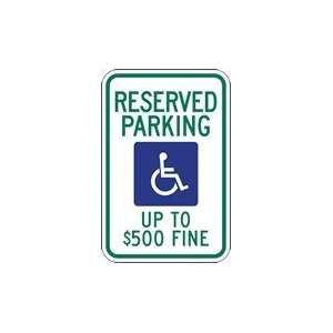    West Virginia State Handicap Parking Sign   12x18