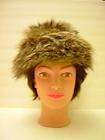 70 s fabulous real wolf fur womens gray crucher brim hat s returns not 