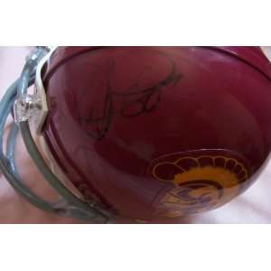  Dwayne Jarrett autographed USC mini helmet Sports 