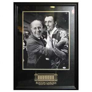 Red Auerbach Boston Celtics   with Cousy   Autographed 16x20 