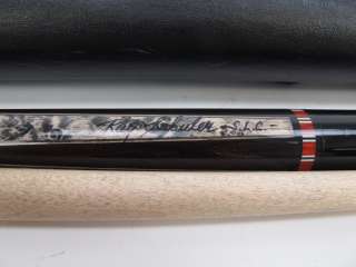 Ray Schuler Signature Pool Cue  