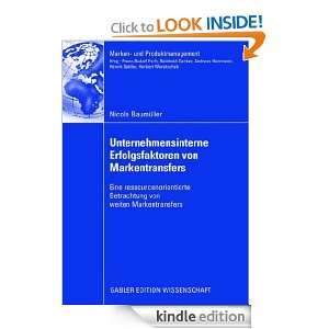   weiten Markentransfers (Marken  und Produktmanagement) (German Edition