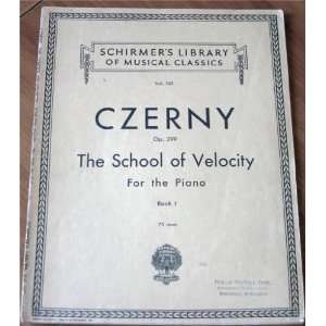  Czerny Op.299 The School of Velocity for the Piano Book I 