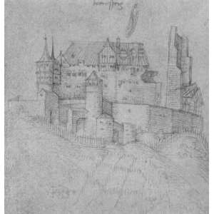   Baldung   32 x 34 inches   Castle Weinsberg in 1515