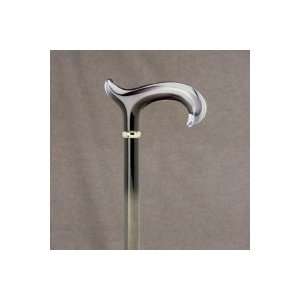  Grey and Black Derby Handle Walking Stick / Cane Made in 
