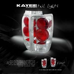 97 02 FORD EXPEDITION CHROME ALTEZZA TAIL LIGHTS LAMPS 