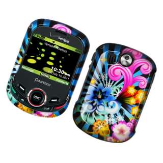 For Pantech Jest 2 8045 Hard Snap on GLOSSY 2D Cover Case Colorful 
