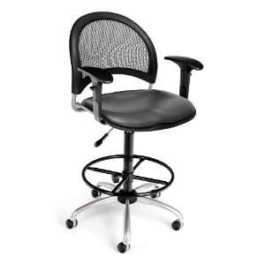  Moon Swivel Chair & Stool With Arms And Drafting Kit 
