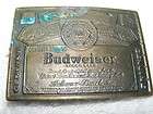 EN) Vintage Budweiser King of Beer Genuine Brass Belt