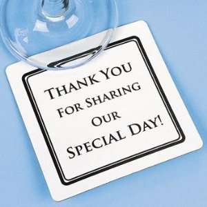  Special Day Wedding Coasters   Party Themes & Events & Party Favors 
