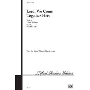  Lord, We Come Together Here Choral Octavo Sports 