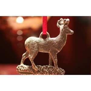  Danforth White Tailed Deer Pewter Ornament
