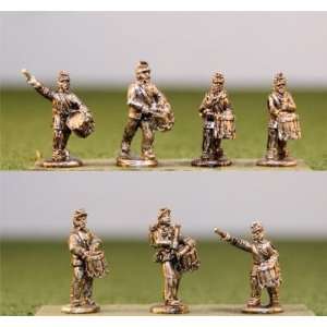  15mm ACW Union Drummers (10) Toys & Games