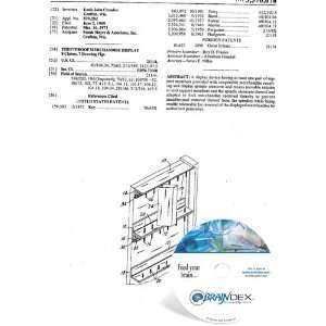  NEW Patent CD for THEFTPROOF MERCHANDISE DISPLAY 