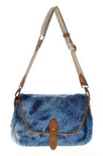 Steve Madden BHFO Messenger Medium Handbag Blue Bag  