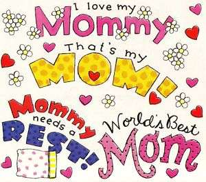 Frances Meyer Mothers Day Worlds Best Mommy Stickers  