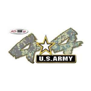   Army 4x4 Decal 1   Military Digital Camouflage Pattern Automotive
