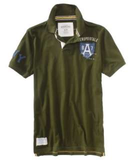 Aeropostale men Athletic #9 graphic JERSEY POLO T shirt XS,S,M,L,XL 