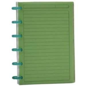    Rollabind Plastic Cover Junior Size Green Notebook