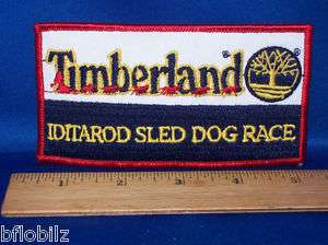 Timberland Iditarod Sled Dog Race Alaska Huskies Patch  