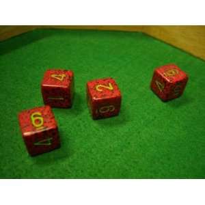  Speckled Strawberry 6 Sided Dice Toys & Games