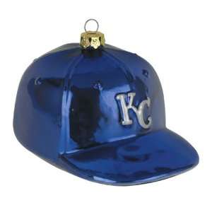  BSS   Kansas City Royals MLB Glass Baseball Cap Ornament 