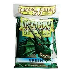  Dragon Shield Card Supplies STANDARD Card Sleeves Green 50 