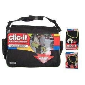 NEW CLIC IT Baby Smart Diaper Bag System+Extras  