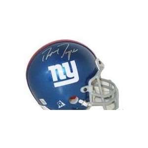  Ron Dayne autographed Football Mini Helmet (New York 