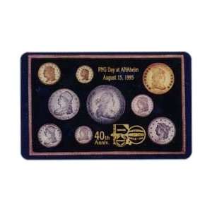 Collectible Phone Card 10u King of Siam Proof Set of Coins 40th 
