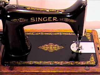 1935*SINGER HAND CRANK SEWING MACHINE*MODEL 99*NICE*  
