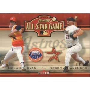   Ryan Roger Clemens Fleer Houston All Star Game Sports Collectibles