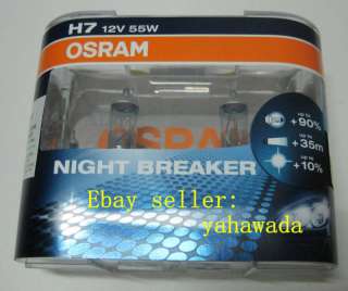 OSRAM NIGHT BREAKER H7 pair 90%brighter NIGHTBREAKER  