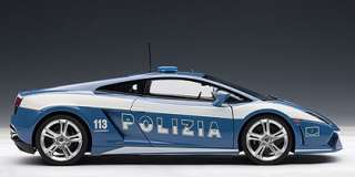 LAMBORGHINI GALLARDO LP560 4 POLICE CAR Blue White 118  