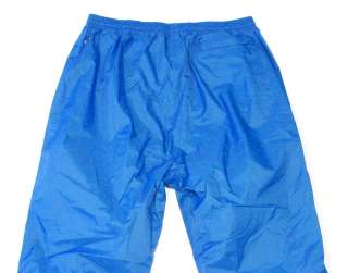 Adidas ClimaProof Storm Wind Rain Track Pants Royal Blue Mens NWT 