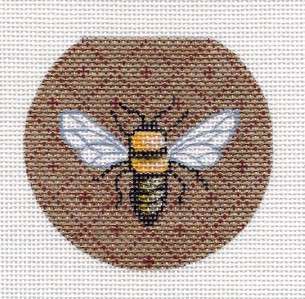 Amanda Lawford Royal Bee 3 Circle handpainted Needlepoint Canvas 