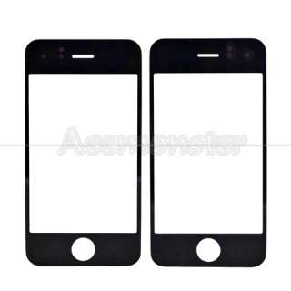 Black Front Screen Glass Lens Repair Replacement for Apple iPhone 3G 