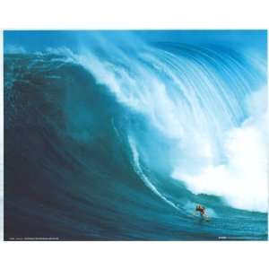  Lets Go Surfing Wave Curl   Photography Poster   16 x 20 