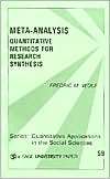 Meta Analysis Quantitative Methods for Research Synthesis, Vol. 59 