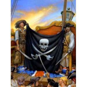  Wallpaper 4Walls Pirates and Skulls Jolly Roger KP1719EM1 