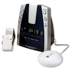   Dual Alarm Clock with Wireless Alarm Monitoring Receiver Electronics